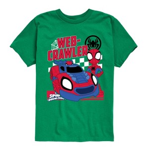 Boys' - Marvel - Spider-Man And His Amazing Friends Web Crawler Short Sleeve Graphic T-Shirt - 1 of 4