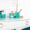 Blu Monaco Desk Organizer Set - 6-Piece Desk Accessories for Mail, Sticky Notes, Pens, Magazines & Documents - 2 of 4