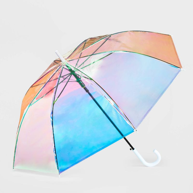 ShedRain Iridescent Stick Bubble Umbrella, 1 of 6