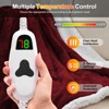 Inhand Wearable Heated Throw Blanket Shawl - 50"x60" Flannel Electric Robe Blanket Hoodie for Winter 5-Position Timer 10 Heating Levels - 4 of 4