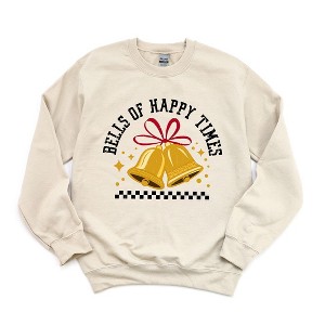 Simply Sage Market Women's Graphic Sweatshirt Bells Of Happy Times - 1 of 4
