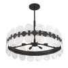 Savoy House Boca 6 - Light Chandelier in  Matte Black - 3 of 4
