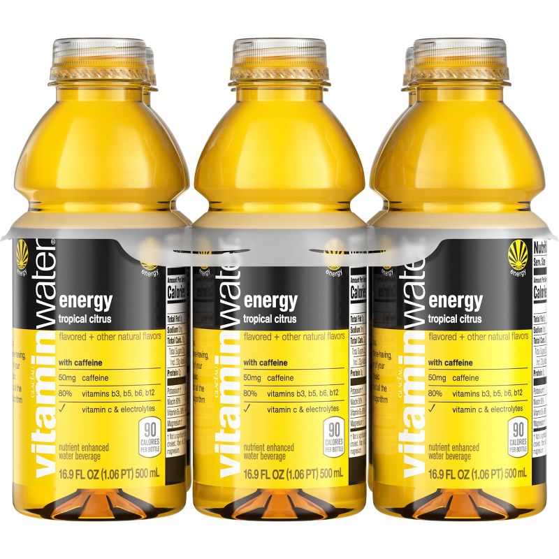 Vitaminwater Energy - 6pk/16.9 fl oz Bottle, 1 of 5