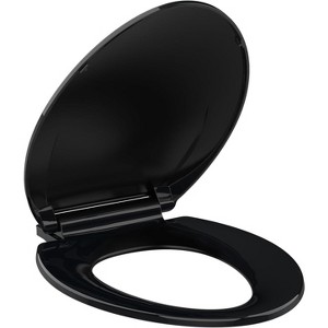 19" Toilet Seat with Toddler Potty Training Seat Built-In, for Both Child & Adult, Potty Training Seat, No Wiggle and Easy to Install - 1 of 4