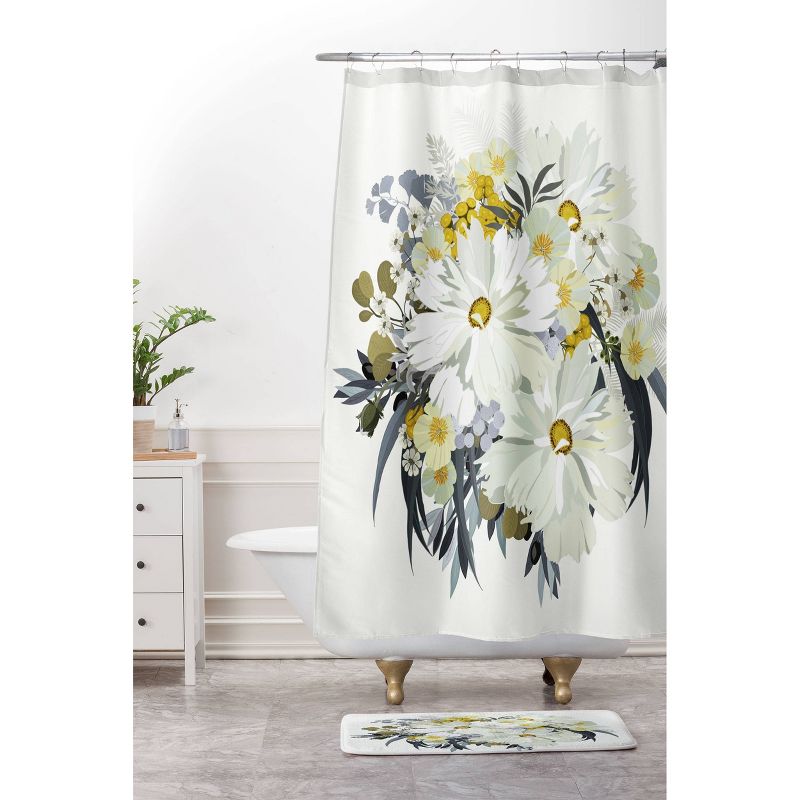 Iveta Abolina Cecelia Shower Curtain White - Deny Designs, 4 of 7