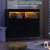 Changing Table Dresser with Drawers, Baby Dresser with Changing Table Top, Power Outlet, LED Light & Metal Feet - 4 of 4