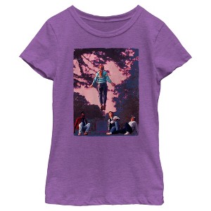 Girl's Stranger Things Running Up That Hill T-Shirt - 1 of 4