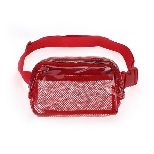 Unique Bargains Clear Style Running Waist Pack 1 Pc - 1 of 4