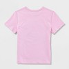 Kids' Adaptive Short Sleeve 'Beach Cats' Graphic T-Shirt - Cat & Jack™ Light Purple - 2 of 3