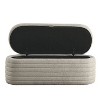 CAVINAS 45.5" Plush Teddy Storage Ottoman Bench,Multi-Functional Footstool with Safety Hinges,Storage Bench for Bedroom,Living Room,Entryway - 2 of 4