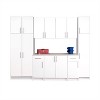 112" Elite with 9 Storage Cabinet Set White - Prepac: Laminated Composite Wood, Adjustable Shelves - 2 of 4
