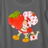 Women's Strawberry Shortcake Cute Berry Gardener Scoop Neck - 2 of 4