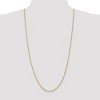 Black Bow Jewelry 1.7mm, 14k Yellow Gold, Singapore Chain Necklace - 2 of 4