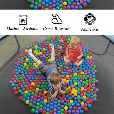 Upper Bounce 200-Pack Pink Crush Proof Plastic Pit Balls