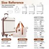 Kumasinova 24/28"Luggage Sets 3 Pcs Suitcases with Spinner Wheels,ABS Hard Case Luggage with TSA Lock,Airline-Approved Durable Luggage - 2 of 4