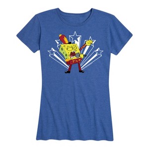 Women's - SpongeBob SquarePants - Sweet Victory Short Sleeve Graphic T-Shirt - 1 of 4