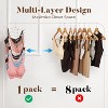 HOUSE DAY Multi-Use Bra Organizer Metal Hanger for Closet Storage 2 Pack - 4 of 4