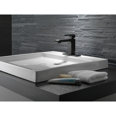 Sleek Modern Stainless Steel Single Hole Bathroom Faucet