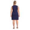 Lands' End Women's Cotton Jersey Sleeveless Swim Cover-up Dress - 2 of 4