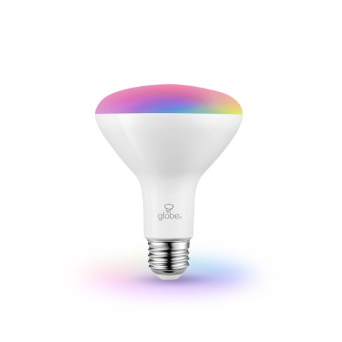 Smart 65w Equivalent White Led Wi-fi Enabled Voice Activated Br30 E26  Frosted Led Light Bulb : Target