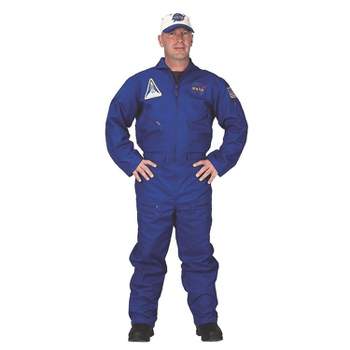 Aeromax Mens NASA Flight Suit Costume - X Large - Blue