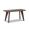 Jennifer Taylor Home Capri 35.5" Solid Red Oak Wood Bench - 2 of 4
