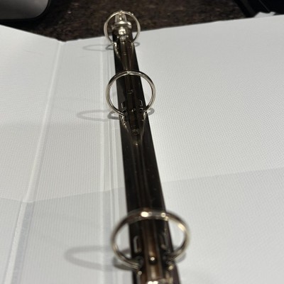 Lightweight Organization Binders Avery Economy View 3 Ring Binder, 1.5" Round Rings, 1 White Binder 05726 12 Pack A2 14570906 1/2 Binder - View #9