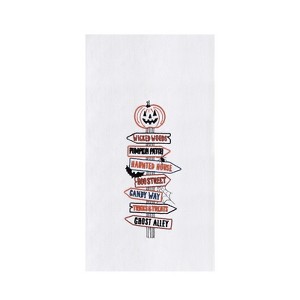 C&F Home Pumpkin Direction Signs Embroidered Halloween Towel : Target
