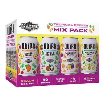 Boulevard Quirk Hard Seltzer Tropical Breeze Mix Pack - 12pk/12 fl oz Cans