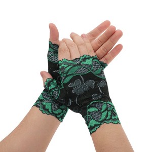 Unique Bargains Anti-slip Lace Manicure Gloves 1 Pair - 1 of 4