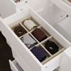 Famapy 3-in-1 Wardrobe Hub,Storage Island,Multi-Drawer Dresser Organizer for Closets,Tempered Glass Top,White - 3 of 4