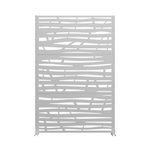 Dovelina Metal Outdoor Privacy Screen Freestanding Patio Decorative Screens - 1 of 4