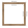Amanti Art Owl Brown Narrow Framed Magnetic Dry Erase Board - 4 of 4