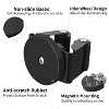 LunaLulinlk Magnetic Mop Broom Holder,4Pack Heavy Duty Magnetic Broom Holder for Cleaning Tools for Garage Kitchen Laundry Work Shop Black - 2 of 4