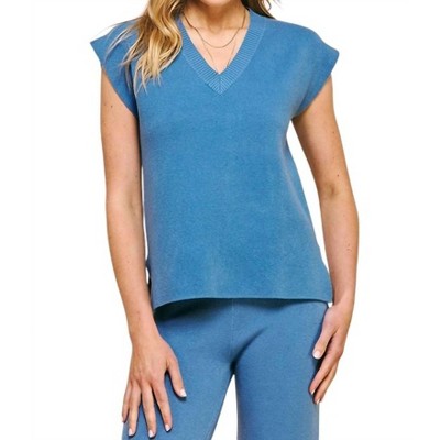 Women's V neck sweater vest - PINCH