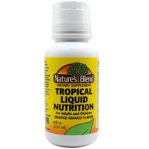 Nature's Blend Tropical Liquid Nutrition Multivitamin Formula 8 oz - 1 of 2