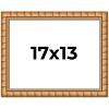 PosterPalooza | 17x13 Modern Bamboo Picture Frame, UV Acrylic, 5 Finishes - 2 of 4