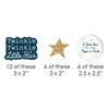 Big Dot of Happiness Twinkle Twinkle Little Star - DIY Shaped Baby Shower or Birthday Party Cut-Outs - 24 Count - 2 of 4