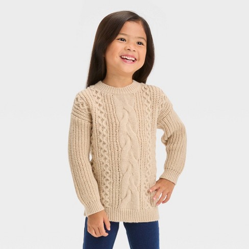 Girls beige outlet sweater