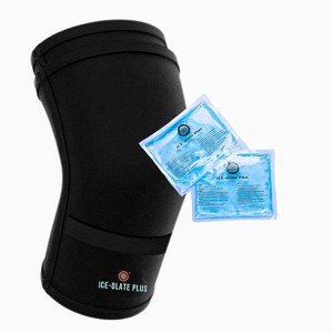 ICE-OLATE PLUS Hot & Cold Gel Knee Braces for Knee Pain, Knee Support for Meniscus Tear, ACL, Arthritis, Joint Pain Relief (Black, S - 2XL) - 1 of 4