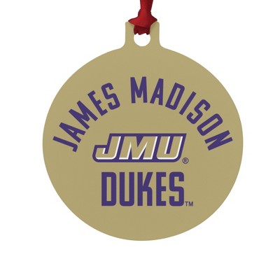 James Madison University Dukes Aluminum Holiday Christmas Tree Ornament