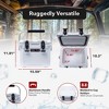 CAMP-ZERO Quart Lidded Cooler with  Molded In Cup Holders, Folding Aluminum Handle Grip, and Locking System - 3 of 4