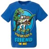 Disney Pixar Toy Story Rex Buzz Lightyear Woody 3 Pack T-Shirts Little Kid to Big Kid - 4 of 4