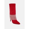 BASSO Party Diamante Studded Stiletto Boots Women - 2 of 4