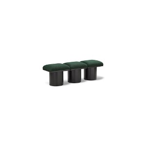 Meridian Furniture,Pavilion Boucle Fabric Bench - 1 of 4