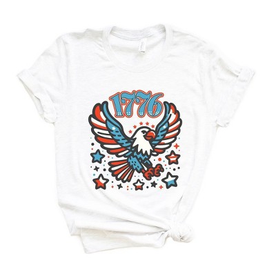 Simply Sage Market Women's Patriotic Eagle 1776 Short Sleeve Graphic Tee