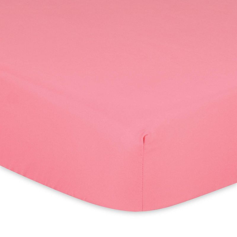 The Peanutshell Fitted Crib Sheets - Pink Floral Punch - 4pk, 6 of 14