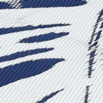 dark blue/white