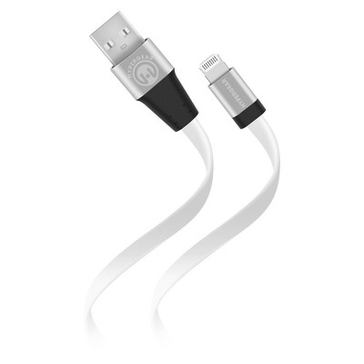 HyperGear Flexi USB to Lightning Flat Cable 6ft Black