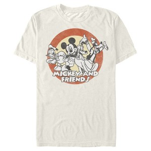 Men's Mickey & Friends Mickey Mouse and Circle T-Shirt - 1 of 3